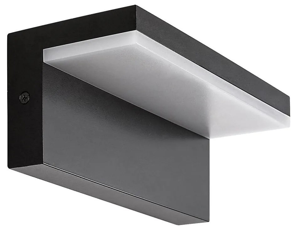 Rabalux 77092 - LED Vonkajšie nástenné svietidlo ZARAGOZA LED/10W/230V IP54 čierna