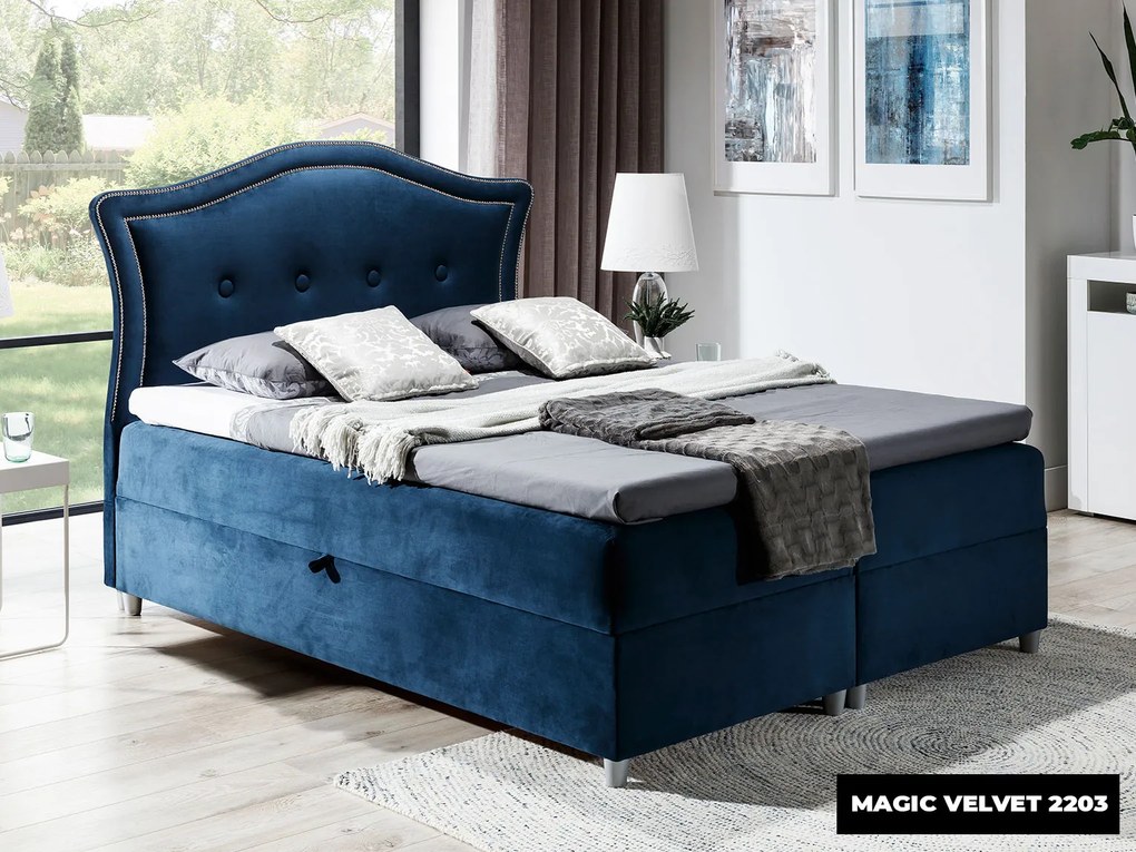PROXIMA.store - Kontinentálna boxspring posteľ WILLOW ROZMER: 140 x 200 cm