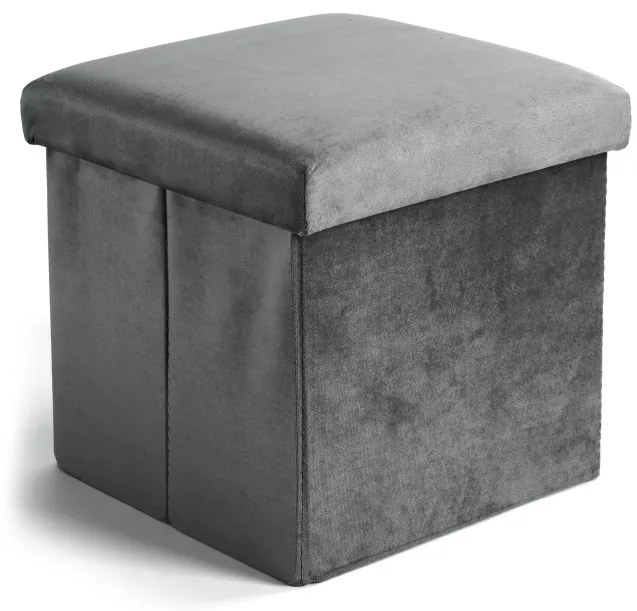 Úložná taburetka DIEGO L grafitová