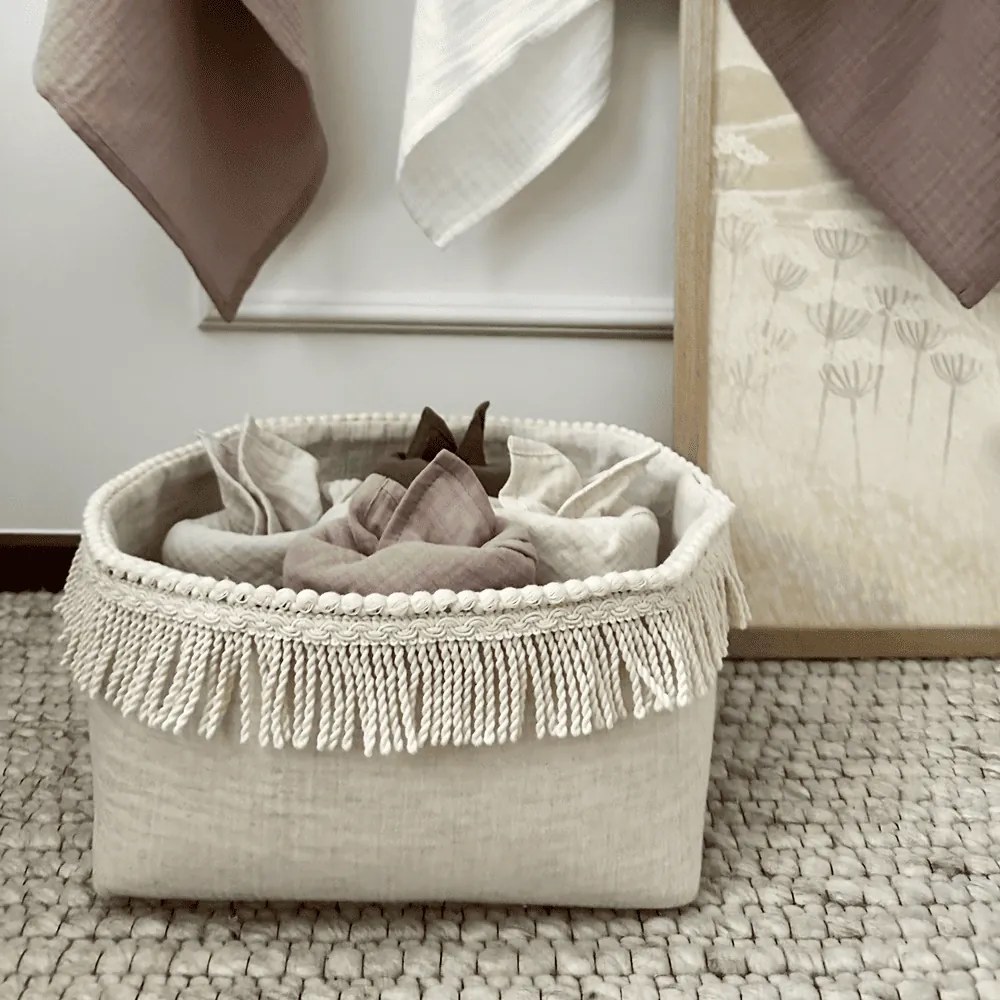 Mušelínová plienka z organickej bavlny ružová 70x70 cm