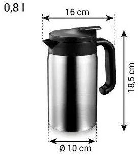 Tescoma Termoska s dávkovacím uzáverom CONSTANT 0,8 l, nehrdz. oceľ, 0,8 l