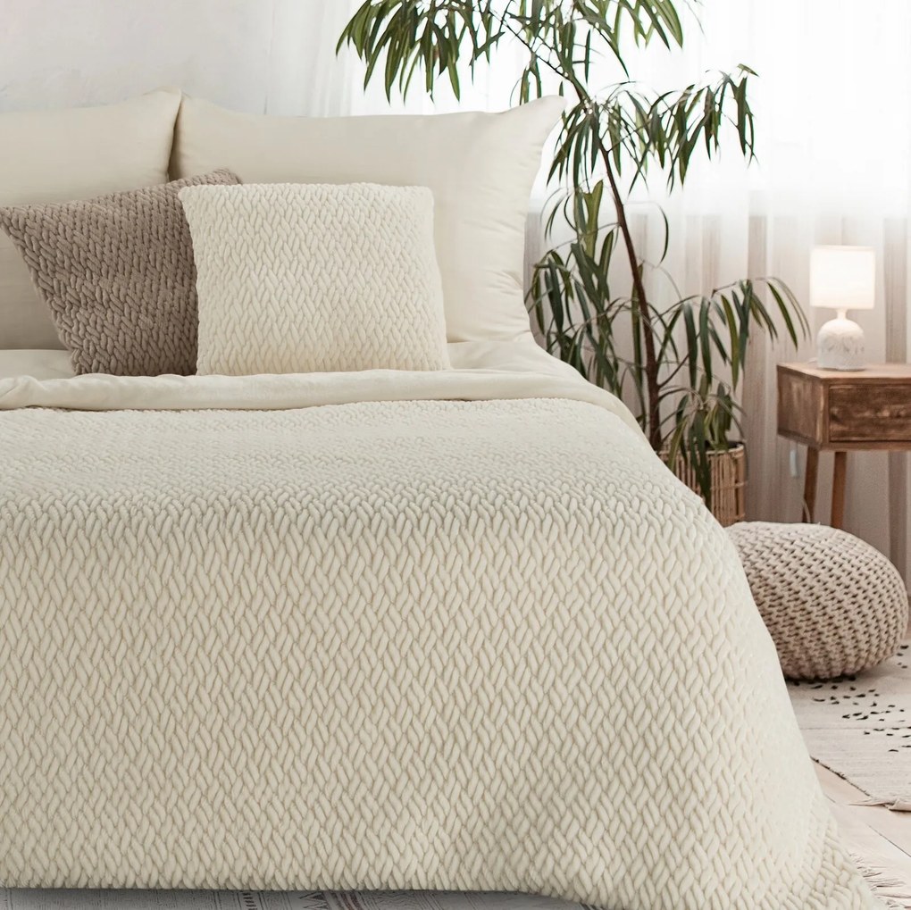 DEKA KAYLA 130X160 CM KRÉMOVÁ