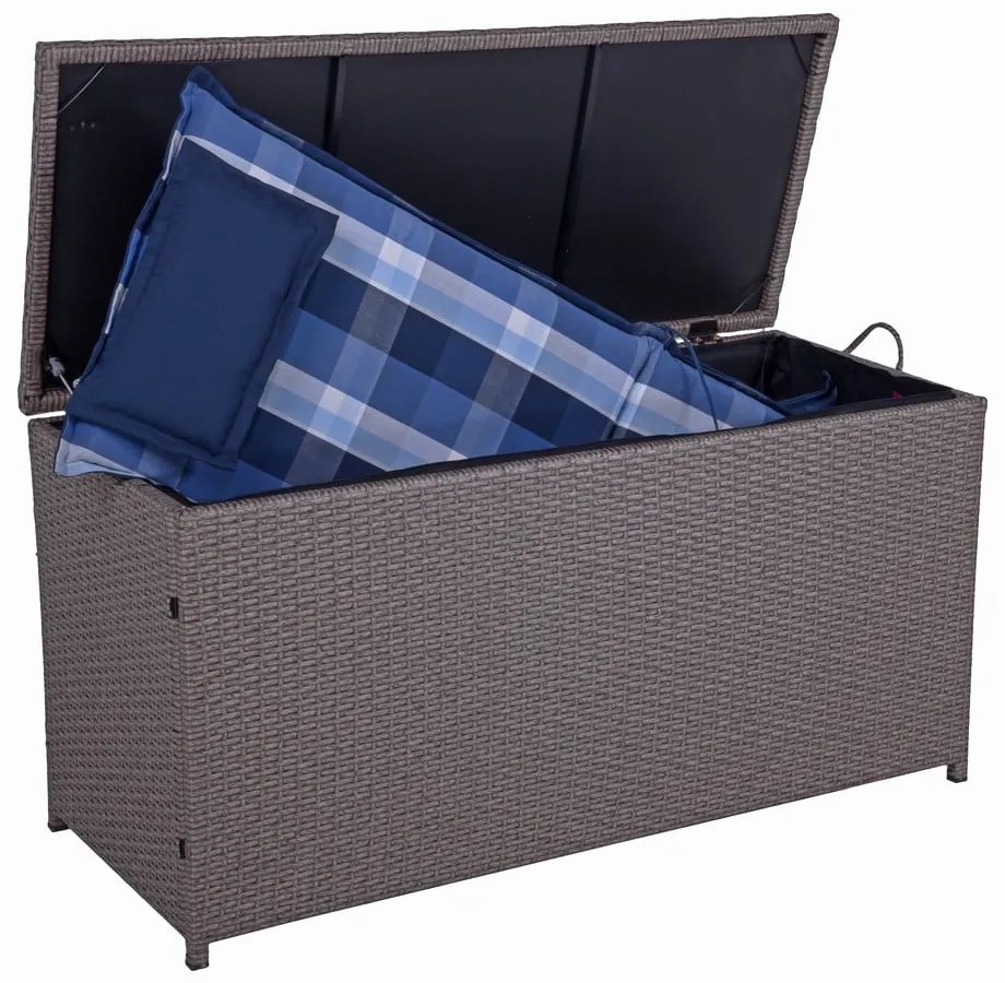 Hnedý záhradný úložný box Patras – Garden Pleasure