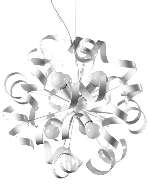 ONLI -  Luster na lanku ZOE 6xE14/6W/230V biela