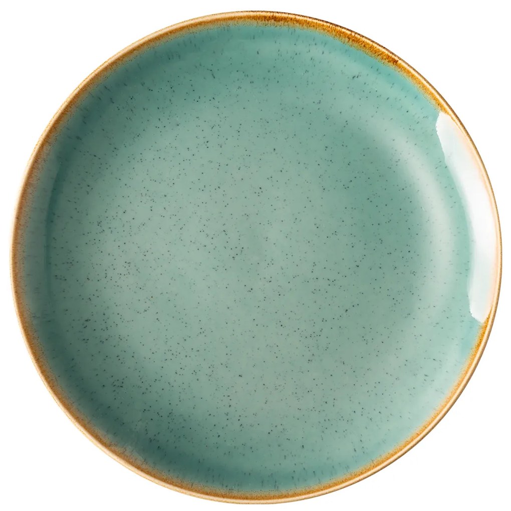Tanier plytký Sand tyrkysový 28 cm – Gaya - 451958