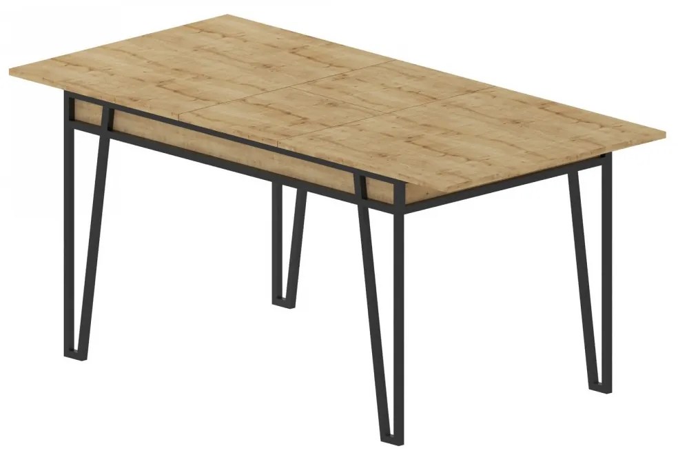 Jídelní rozkládací stůl Pal 132/170 cm dub přírodní