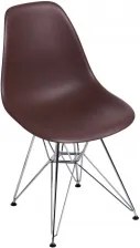 Židle DSR, hnědá (Chrom) S80594 CULTY +
