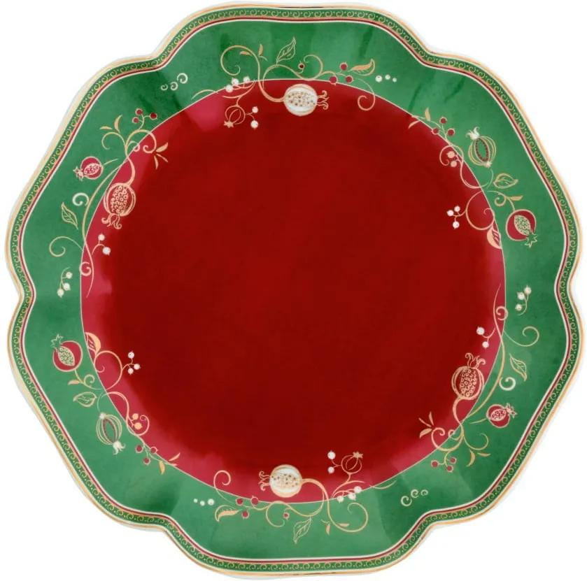 Servírovací tanier s vianočným motívom Brandani Tempo di Festa, ⌀ 31 cm |  BIANO