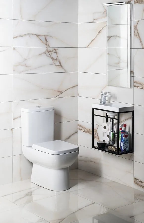 Sapho Sapho, TYANA SHORT WC kombi splach. mech., spod./zad.odpad, 72200EW