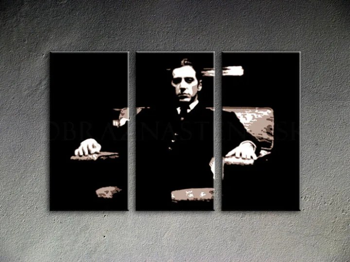 Ručne maľovaný POP Art obraz GODFATHER | rôzne rozmery