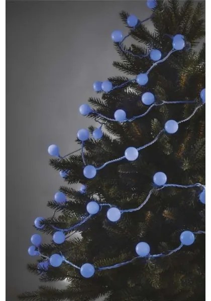 LED Vianočná vonkajšia reťaz 40xLED/9m IP44 modrá