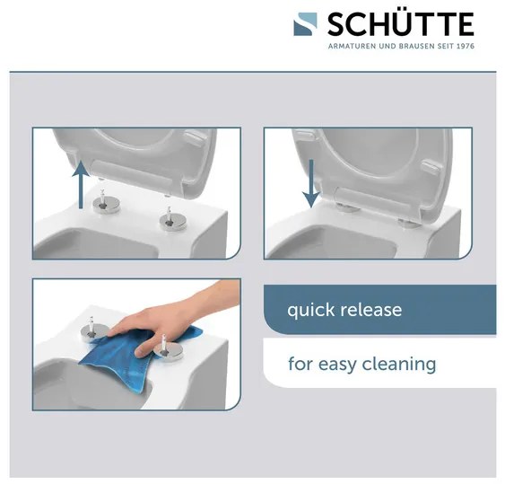 Schütte WC doska so spomaľujúcim mechanizmom (prasknuté sklo)  (100253145)