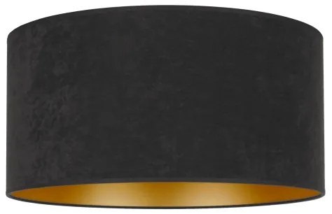 Duolla - Stropné svietidlo ROLLER 3xE27/15W/230V pr. 60 cm čierna/zlatá