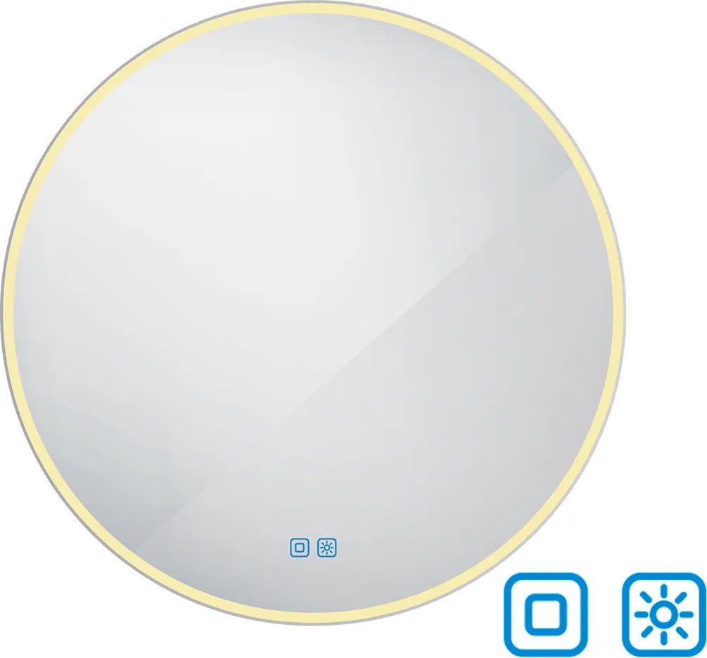 Nimco Okrúhle LED zrkadlo pr. 1000 s dvoma dotykovými senzormi - ZP 26004RVX