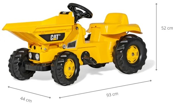 Šlapací traktor Rolly Toys CAT s vyklápačkou 024179
