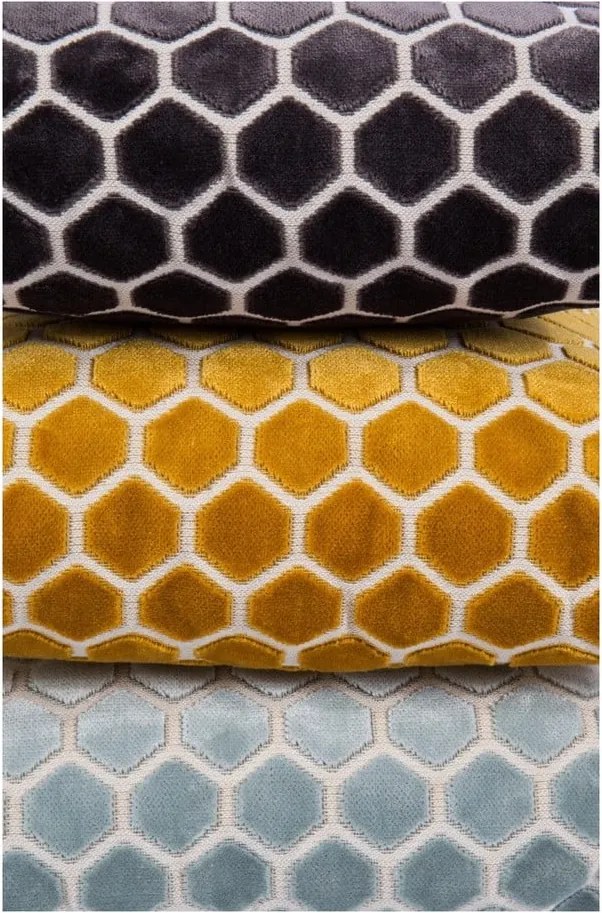 Žltý vankúš s výplňou Zuiver Monty, 45 × 45 cm