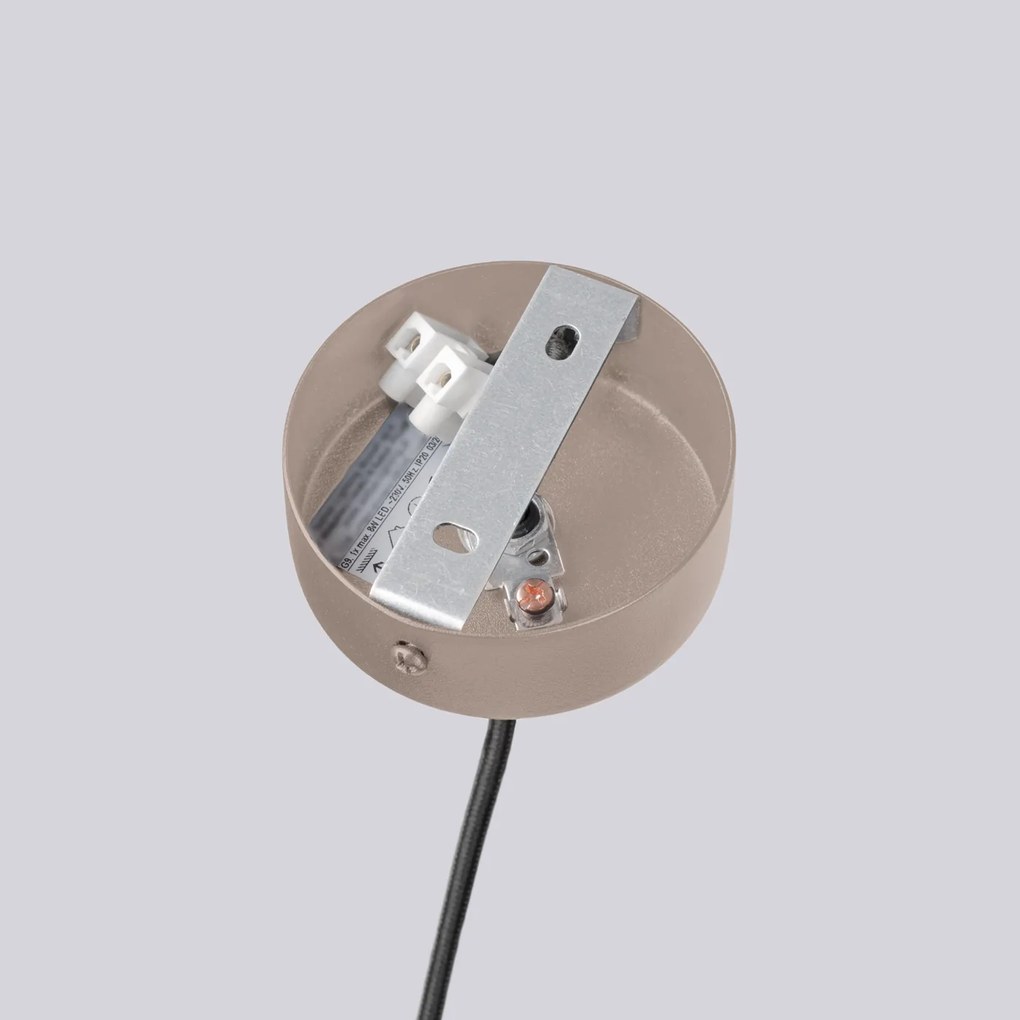 Luster Halo, 6x biele sklenené tienidlo, tp