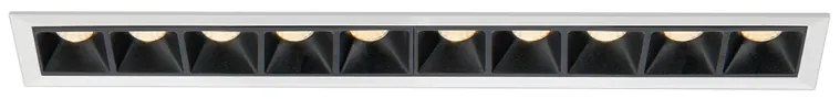 LED2 2251031DT LINEAR 10 zápustné líniové bodové LED svietidlo biele stmievateľné