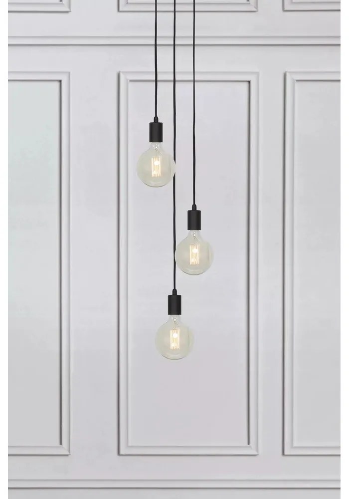 Čierne stropné svietidlo Markslöjd Sky