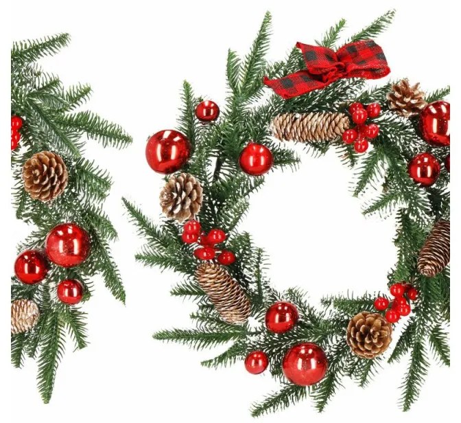 SPRINGOS Adventný veniec 50 cm