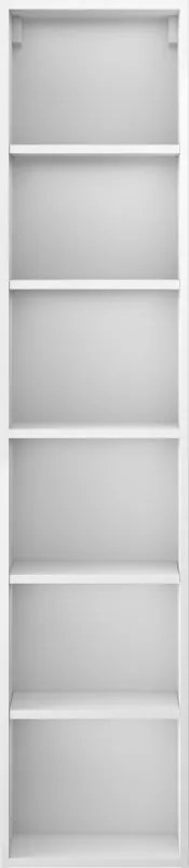 Mexen Box-A, vysoká kúpeľňová skrinka 35x44,2x160 cm, biela lesklá, 91AX1-1600-300-1-00