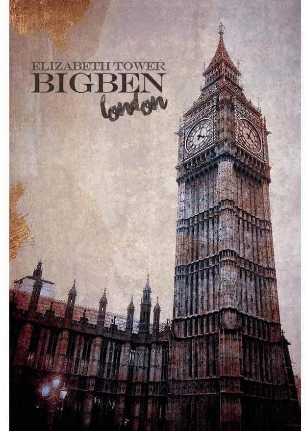 Ceduľa Big Ben Londín