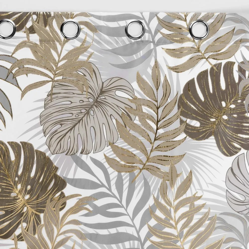 Záves v béžovej a zlatej farbe 140x280 cm Mogador – douceur d'intérieur