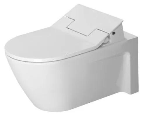 DURAVIT Starck 2 závesné WC s hlbokým splachovaním, pre Sensowash, 375 x 620 mm, biela, s povrchom WonderGliss, 25335900001