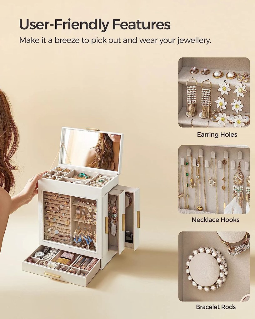 Šperkovnica SONGMICS JBC162W01