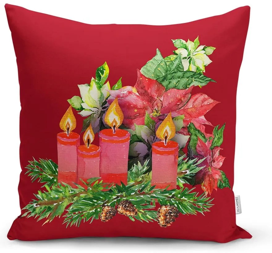 Textilná obliečka na vankúš s vianočným motívom 43x43 cm - Mila Home