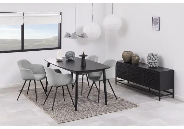 Príborník SETH čierny