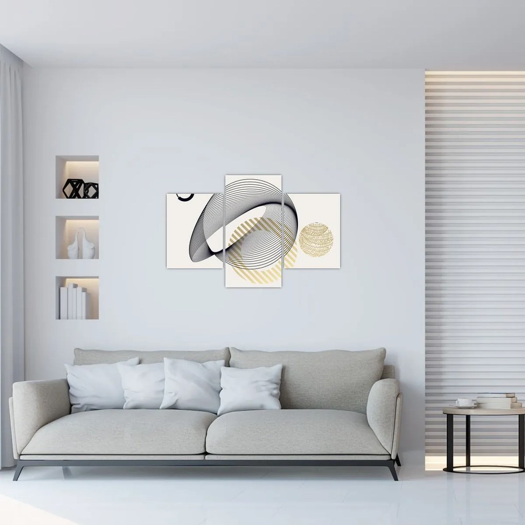 Obraz - Geometrické tvary N⁰3 (90x60 cm)