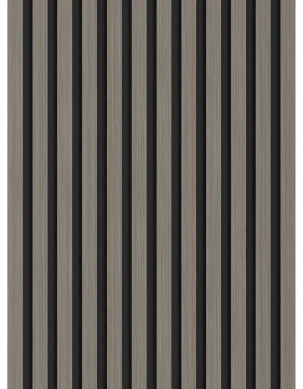 Mexen Lam-B, akustické stenové lamely 275 × 30 cm, HDF doska 4 mm, technická dyha, dub oceľový, S100-275307-3015-006