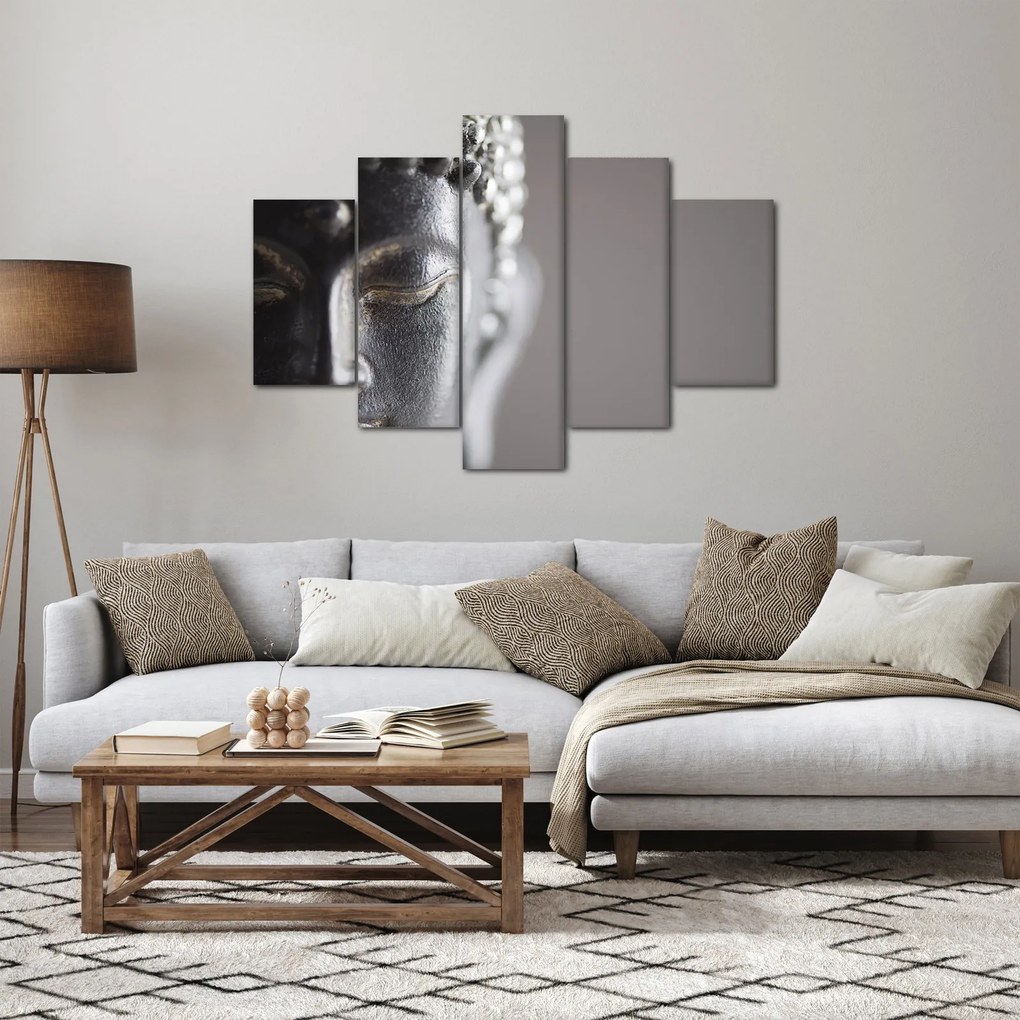 Obraz - Socha Budhu (150x105 cm)