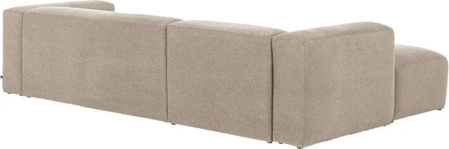 Béžová rohová pohovka (ľavý roh) Blok – Kave Home