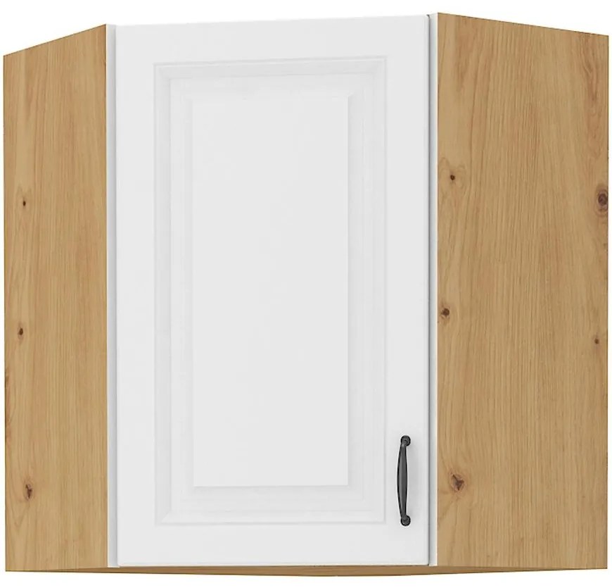 Skrinka do kuchyne STILO biely/ARTISAN 60X60 GN-72 2F (45°)