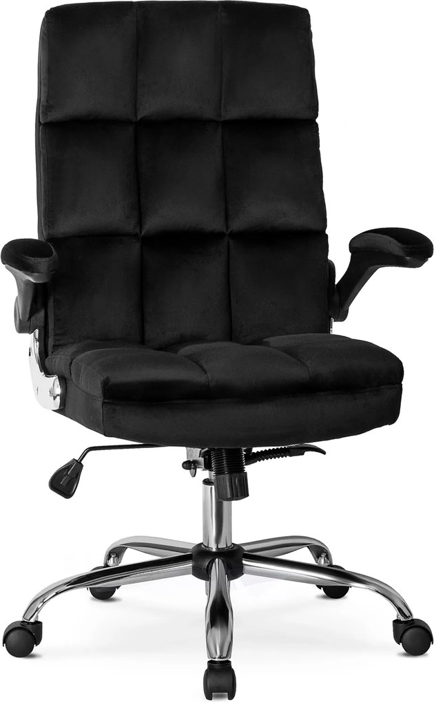 PROXIMA.store - Čalúnené kancelárske kreslo LONDON FARBA: čierna