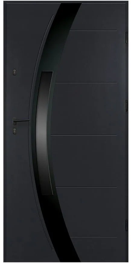 Dvere vchodové Selene P55 90P Antracit