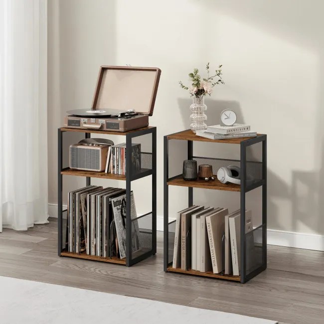 Stolík na gramofón staré drevo AKF-E1075 OLW