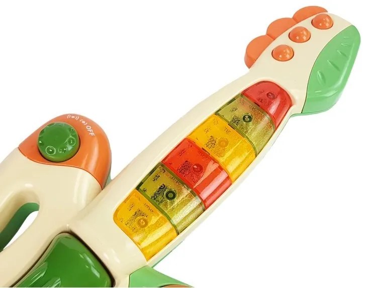 LEAN TOYS Detská interaktívna klavírna gitara
