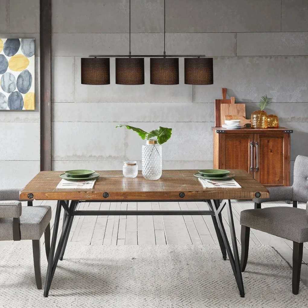 Stropné svietidlo VALIZ čierne