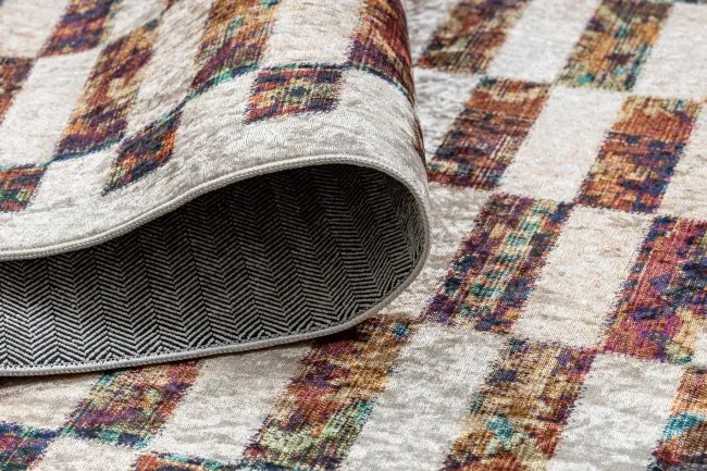 Protišmykový koberec / behúň ANDRE 43780 béžový / terakota