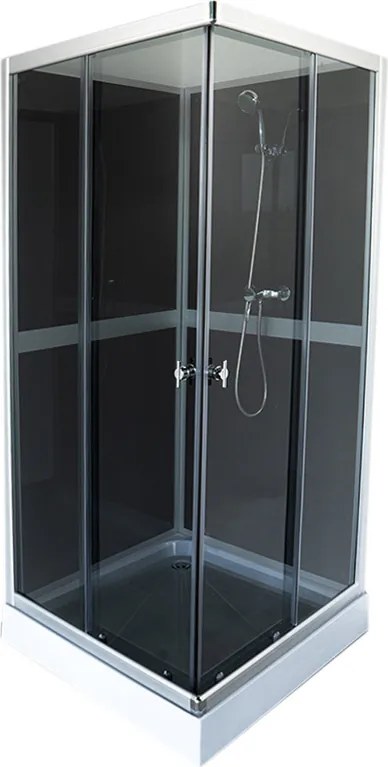 BPS-koupelny Sprchový box WSH309B GR 90x90