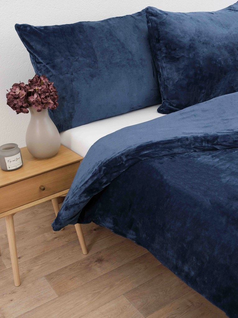 Obliečky mikroplyš Exclusive – Laura námornícka modrá