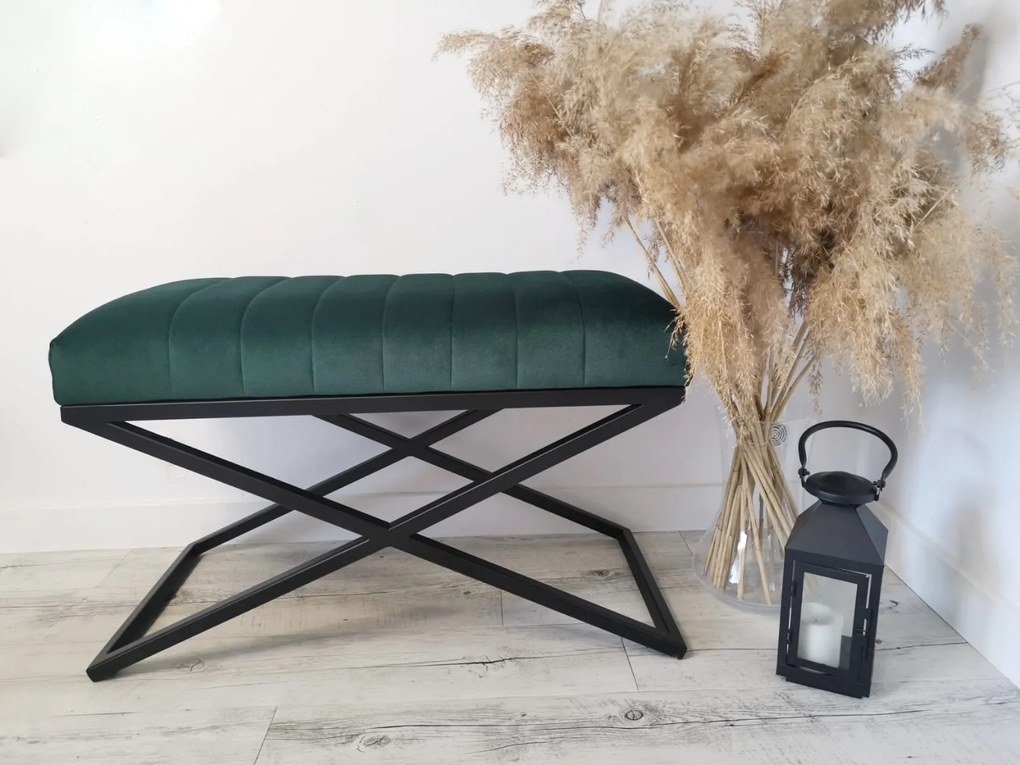 TABURET LUER II ČIERNÝ / ZLATÝ / BIELY PODSTAVEC