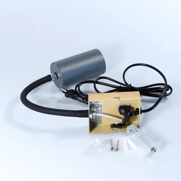 Globo 57911WG - Flexibilná nástenná lampa ROBBY 1xGU10/25W/230V šedá/hnedá