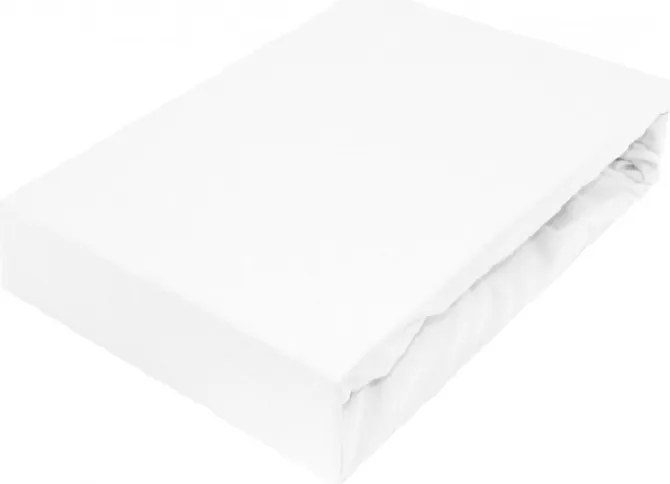 ECOMATRACE Jersey prestieradlo Exclusive detské biele Rozmery 60x120