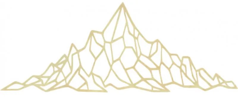 Polygonálna dekorácia na stenu skalnatý vrch | SENTOP PR0433 plywood