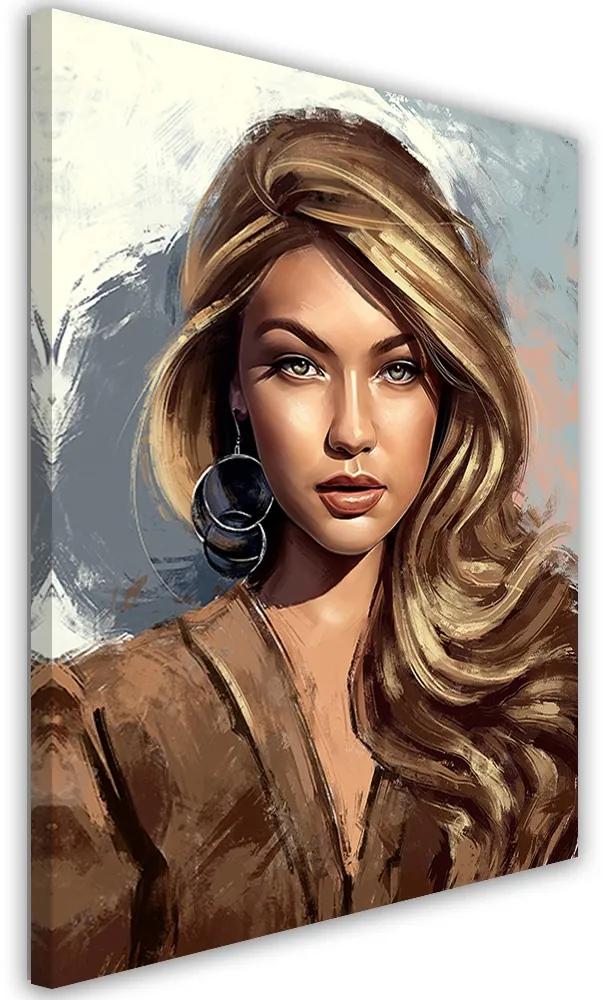 Gario Obraz na plátne Portrét Jelena Noura "Gigi" - Dmitry Belov Rozmery: 40 x 60 cm