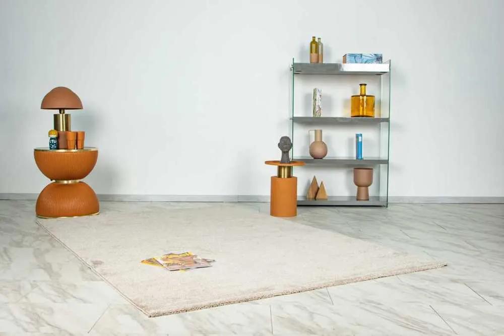 Lalee Kusový koberec Trendy Uni 400 Beige Rozmer koberca: 120 x 170 cm